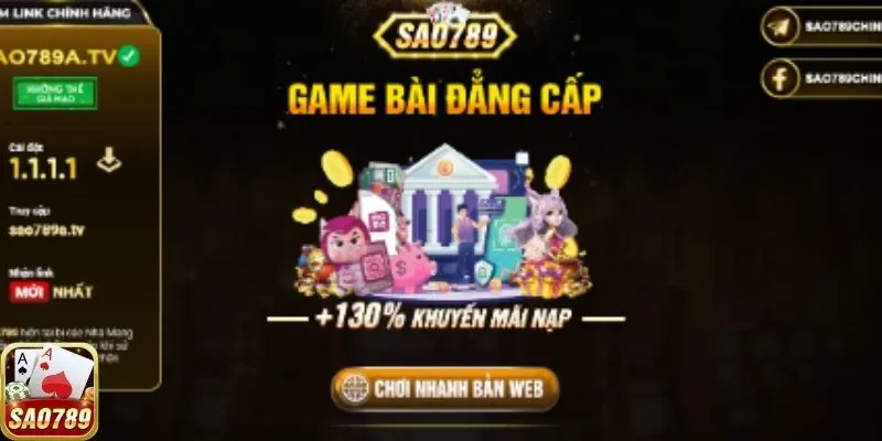 Chọn Sao 789 để cược game bài đẳng cấp 