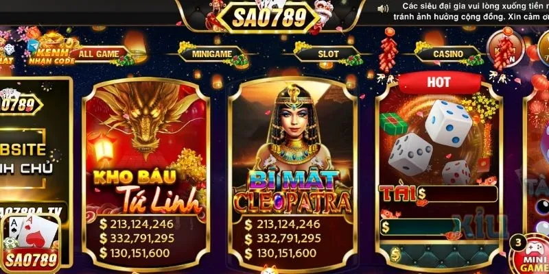 Tại Sao789 có những sảnh giải trí nào?