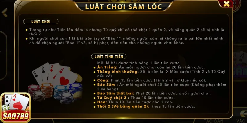 Các chiến thuật hay trong game Sâm lốc